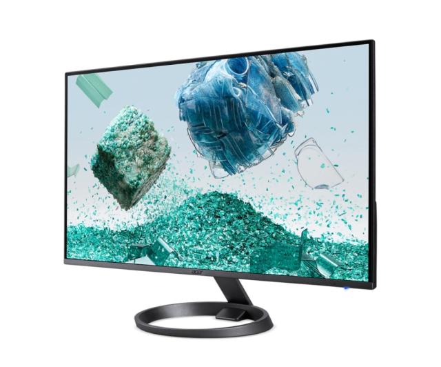 Монитор Acer Vero RL242YEyiiv, 23.8W" IPS LED, Anti-Glare, FreeSync, 4ms (GTG), 75Hz, 100M:1, 250nits, 1920x1080, Flicker-Less, BlueLightShield, 2xHDMI, VGA, Tilt, VESA, Black