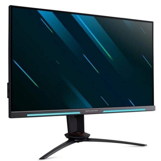 Монитор Acer Predator XB273UGSbmiiprzx, 27'' IPS LED, NVIDIA G-SYNC Comp., DisplayHDR 400, 165Hz, 1ms, 100M:1, 400 nits, 2560x1440 WQHD, 2xHDMI, DP, 2xUSB 3.0, Audio out, 2x 2W Speakers, Height adj., Pivot, Tilt, Swivel, Black/Dark silver