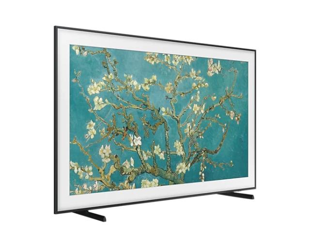 Телевизор Samsung 85" QE85LS03B The Frame QLED 4K Smart TV, 3500 PQI, Quantum HDR, HDR 10+, Dolby Atmos, Dolby Digital Plus, Q-Symphony, FreeSync Premium Pro, Mirroring, Bixby, Wi-Fi 5, Bluetooth 5.2, 4xHDMI, 2xUSB, Tizen, Black