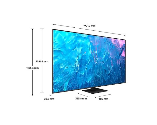 Телевизор Samsung 85" 85Q70C 4K QLED , SMART, Wireless, Network, PIP, 4xHDMI, 2xUSB, Charcoal Black