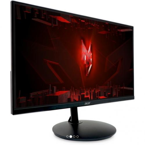 Монитор Acer Nitro XF240YS3biphx, 23.8" VA, Anti-Glare, ZeroFrame, FreeSync Prem., Fliker-Less, HDR 10 ready, 1ms VRB, 100M:1, 300nits, 1920x1080 FHD, 180Hz, HDMI, DP, Audio out, Height adj., Tilt, Black