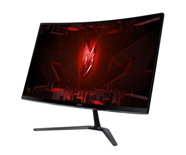 Монитор Acer Nitro ED270RS3bmiipx, 27" Curved 1500R, VA, Anti-Glare, FHD 1920x1080, ZeroFrame, FreeSync Premium, 180Hz, 1ms, 100M:1, 250 cd/m2, 1xDP, 2xHDMI, HDR 10, Speakers 2Wx2, Audio in/out, VESA, Tilt, Acer Display Widget, Black