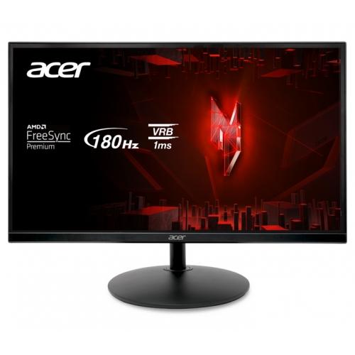 Монитор Acer Nitro XF270S3biphx, 27" VA, Anti-Glare, FHD 1920x1080, ZeroFrame, FreeSync Premium, 180Hz, 1ms, 100M:1, 300 cd/m2, 1xDP, HDMI, HDR 10 Ready, Audio in/out, Tilt, Acer Display Widget, Black
