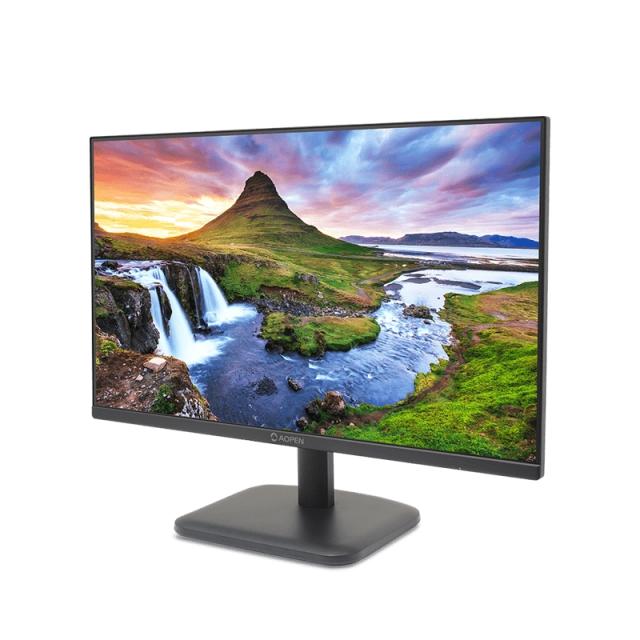 Монитор Aopen powered by Acer 27CL1Ebmix, 27'', IPS FHD (1920x1080) LED, 250nit, 1ms TVR, ZeroFrame, 100Hz FreeSync, sRGB 99%, Flicker-less, 1000:1 ACM, HDMI, VGA, Tilt, Vesa, BluelightShield, Speakers, Black