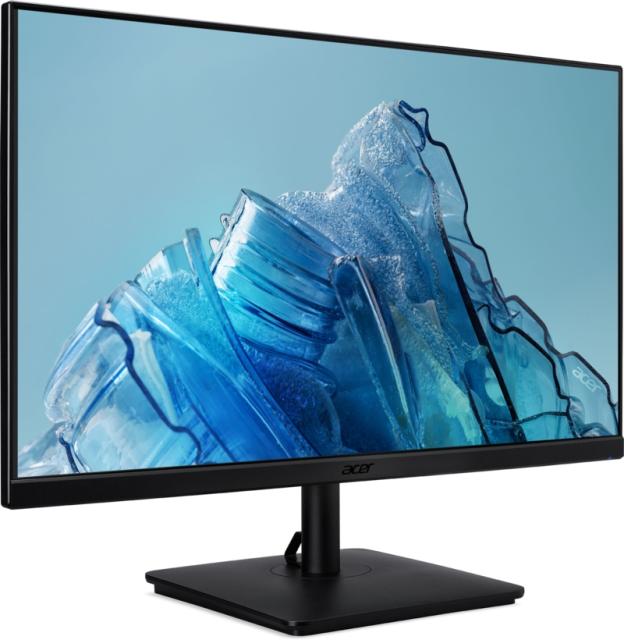 Монитор Acer Vero V277Ebiv, 27" IPS LED, Anti-Glare, FreeSync, 4ms (GTG), 75Hz, 100M:1, 250nits, 1920x1080, Flicker-Less, BlueLightShield, HDMI, VGA, Tilt, VESA, Tilt, black