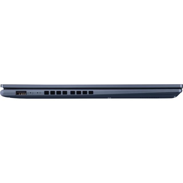 Лаптоп Asus Vivobook X M1503QA-OLED-L521W, AMD, Ryzen 5 5600H 3.3 GHz (16M Cache, up to 4.3GHz) 15.6" OLED FHD (1920 x 1080) OLED 16:9 aspect ratio, 550nits, 16GB DDR4 (8ON BD.), 512G PCIEG3 SSD, AMD Radeon Graphic, Windows 11, Ili.Kbd., Quiet Blue