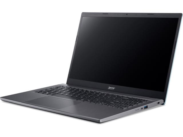 Лаптоп Acer Aspire 5, A515-57-50D8, Core i5-12450H (up to 4.40 GHz, 12MB), 15.6" FHD IPS SlimBezel 144Hz, HD Cam, 16GB DDR4 (2x8GB), 512GB PCIe NVMe SSD, Intel UMA, 802.11ax, BT 5.1, FPR, Backlit Kbd, Linux, Gray