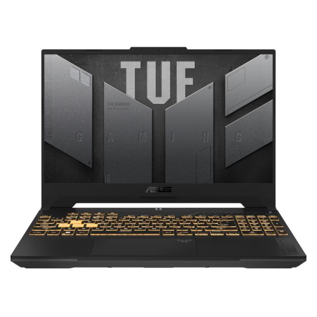 Лаптоп Asus TUF F15 FX507ZV4-HQ050, Intel Core i7-12700H (2.30 - 4.70 GHz, 24 MB cache) , 15.6" WQHD (2560 x 1440) 16:9,165Hz, 16GB DDR4 (2x8 GB), 1TB PCIe 4.0, RTX 4060  8GB GDDR6, Wi-Fi 6, Backlit Chiclet Keyboard RGB, Free DOS