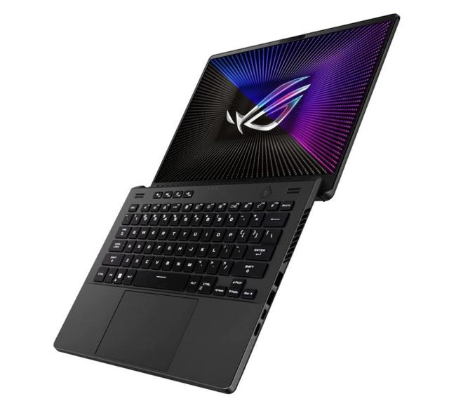 Лаптоп Asus ROG Zephyrus G14 GA402NU-N2010W, AMD Ryzen7 7735HS, 14"WQHD (2560 x 1600) 16:10 165Hz,16GB DDR5 4800( 8GBon bd),1TB,RTX 4050  8GB GDDR6,Backlit Chiclet Keyboard 1-Zone RGB, Wi-Fi 6E(802.11ax) , Win11,Eclipse Gray AniMe Matrix version