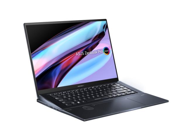 Лаптоп Asus Zenbook Pro 16X OLED UX7602VI-ME951X, Intel Core i9-13900H 14C (1.9/5.4GHz, 24M),  16" (40.64cm) 3.2K OLED Touch Display , NVIDIA  RTX 4070 8GB, 32GB LPDDR5, 2TB PCIEG4 SSD, Win 11 Pro