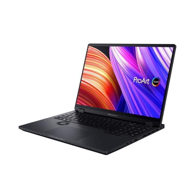 Лаптоп Asus ProArt Studiobook 16 OLED H7604JI-OLED-MY951X, Intel Core i9-13980HX 24C (1.60 / 5.60GHz, 36 MB Cache), 16" (40.64 cm) WQXGA+ OLED 120Hz Glare Display, Touch Screen, NVIDIA GF RTX 4070 8GB, 64GB DDR5, 2TB M.2 NVMe SSD, Windows 11 Pro