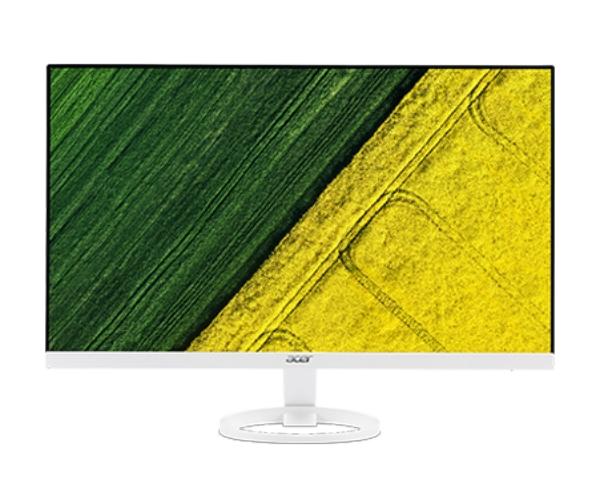 Монитор Acer R271Bwmix, 27'' IPS LED, 1ms(VRB), ZeroFrame, FreeSync, UltraSlim, 100M:1, 250 cd/m2, 1920x1080, VGA, HDMI, Speakers 2x2W, Audio Out, Tilt, White