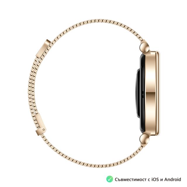 Часовник Huawei GT4 Aurora-B19M (Female), Milanese + Huawei FreeBuds SE 2 ULC-CT010