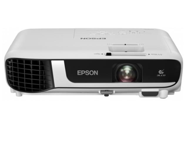 Мултимедиен проектор Epson EB-W51, WXGA (1280 x 800, 16:10), 4000 ANSI lumens, 16000:1, WLAN (optional), HDMI, USB 3:1 function, VGA, Speakers, Lamp warr: 12 months or 1.000 h, White + Logitech Wireless Presenter R400