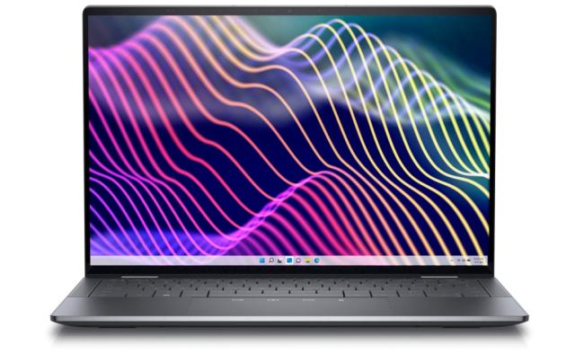 Лаптоп Dell Latitude 9440, Intel Core i7-1365U vPro (12 MB cache, 10 cores, up to 5.2 GHz), 2in1, 14" QHD+(2560x1600), IPS Touch, AS,AR, 16GB, 6000MT/s, LPDDR5, integrated, 512 GB SSD PCIe M.2, Intel Iris Xe Graphics, FHD IR Cam and Mic, WiFi 6E, FPR