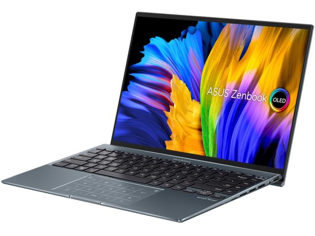 Лаптоп Asus Zenbook X OLED UX5401ZAS-OLED-KN731X, Num Pad, Intel Core i7-12700H/BGA OLED 14" 2.8K (2880 x 1800)WQ+ BEND GL TP 400NITS(HDR)DCIP3:100% 90HZ, 16GB LPDDR5(ON BD),  PCIEG4 1TB SSD,Windows 11 Pro 64BIT, Zero-G Titanium