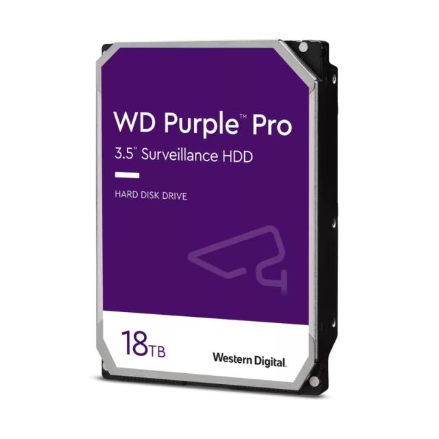 Твърд диск Western Digital Purple Pro 18TB ( 3.5'', 256MB, 7200 RPM, SATA 6Gb/s )