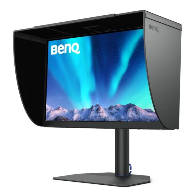 Монитор BenQ SW272U 27" IPS, 4K, 3840x2160, 400 cd/m2, Photographer Monitor, 100% sRGB, 99% Adobe RGB, 99% P, Hard.Calubrat., 1.07 billion colors, HDMI 2.0 x2, DP 1.4,USB-Type C x1(90W PDeivery), USB 3.1 Hub, 16 bit 3D LUT, HDR10/HLG, HAdj. 140mm, Ti