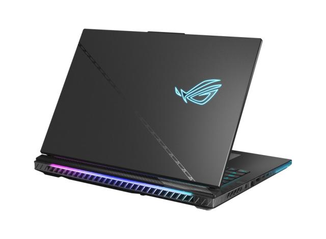 Лаптоп Asus ROG Strix SCAR 18 G834JY-N6005X, i9-13980HX  2.2 GHz ,18" QHD+ 16:10 (2560 x 1600, WQXGA) 240Hz,32GB DDR5 4800MHz (2x16GB), 1TB + 1TB PCIe 4.0 (RAID 0), RTX 4090,16GB DDR6, WiFi 6, RGB Per-Key Kbd, Win 11 Pro, Black