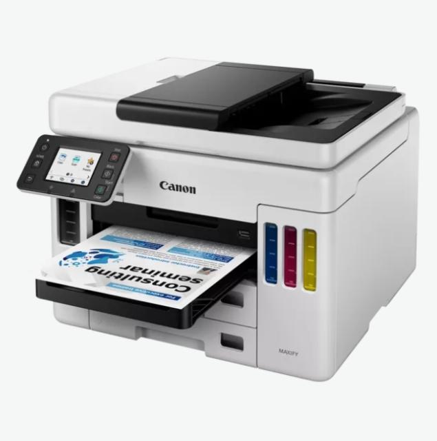 Мастилоструйно многофункционално устройство Canon MAXIFY GX7040 All-In-One, Fax, Black + Canon Red Label Superior - 80 gr/m2, A4, 2500 sheets