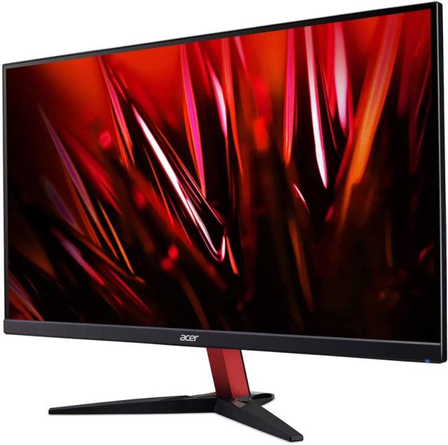 Монитор Acer Nitro KG272Sbmiipx, 27" IPS, Anti-Glare, ZeroFrame, FreeSync Prem., HDR 10, 2ms/0.5ms(Min.), 100M:1, 250 nits, FHD 1920x1080, up to 165Hz, 2xHDMI, DP, Audio out, Speakers 2x2W, Tilt, Black
