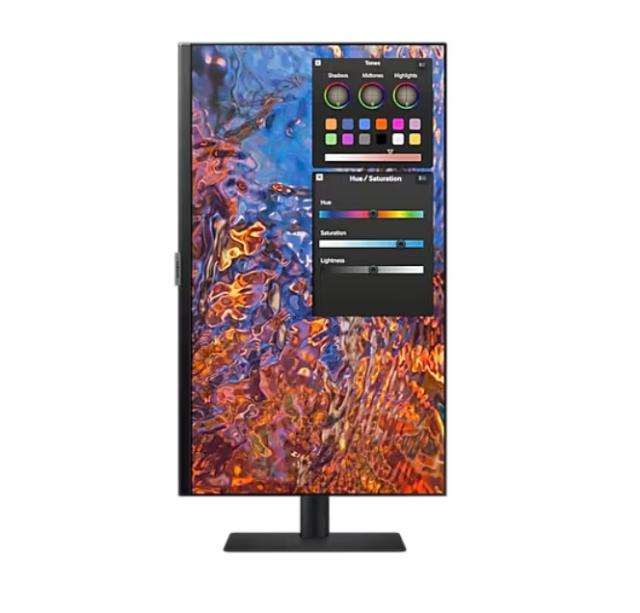 Монитор Samsung 27B800 , 27" IPS LED, 60 Hz, 5 ms GTG, 3840x2160, 300 cd/m2, Flicker Free, PBP, PIP, USB-C 90W, 3xUSB 3.0, Display Port 1.4, 2xHDMI 2.2, Black