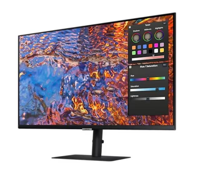 Монитор Samsung 32B800 32" IPS LED, 60 Hz, 5 ms GTG, 3840x2160, 300 cd/m2, Flicker Free, PBP, PIP, USB-C 90W, 3xUSB 3.0, Display Port 1.4, 2xHDMI 2.2, Black