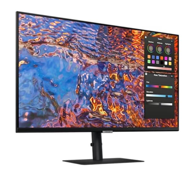 Монитор Samsung 32B800 32" IPS LED, 60 Hz, 5 ms GTG, 3840x2160, 300 cd/m2, Flicker Free, PBP, PIP, USB-C 90W, 3xUSB 3.0, Display Port 1.4, 2xHDMI 2.2, Black