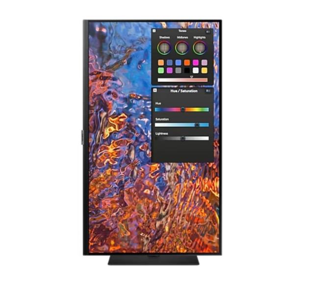 Монитор Samsung 32B800 32" IPS LED, 60 Hz, 5 ms GTG, 3840x2160, 300 cd/m2, Flicker Free, PBP, PIP, USB-C 90W, 3xUSB 3.0, Display Port 1.4, 2xHDMI 2.2, Black