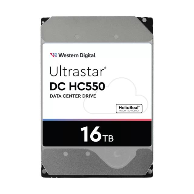 Твърд диск Western Digital Ultrastar DC HC550 16TB 512MB 7200 RPM, SATA 6Gb/s, 3.5" (8.89 cm) 