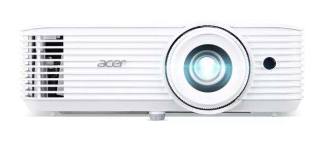 Мултимедиен проектор Acer Projector H6805BDa, DLP, 4K UHD (3840x2160), 4000 ANSI Lm, 20 000:1, 3D ready, HDR Comp., 24/7 oper., smart AptoidTV, 2xHDMI, VGA in, RS232, Audio in/out, 10W, 3.2Kg, Wireless dongle included, Bag, White + Logitech Wireless 