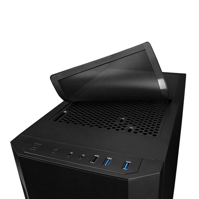 Кутия за компютър Chieftec ELOX Chassis AS-01B-OP + Chieftec NOVA NF-1225RGB A-RGB Fan