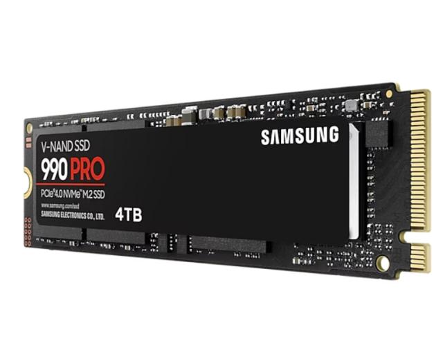 Samsung SSD 990 PRO 4TB, PCIe 4.0 NVMe V-NAND