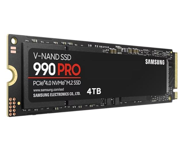Samsung SSD 990 PRO 4TB, PCIe 4.0 NVMe V-NAND