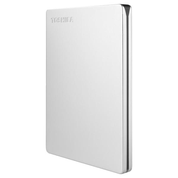 Твърд диск Toshiba Canvio Slim 2TB Silver ( 2.5", USB 3.2 )