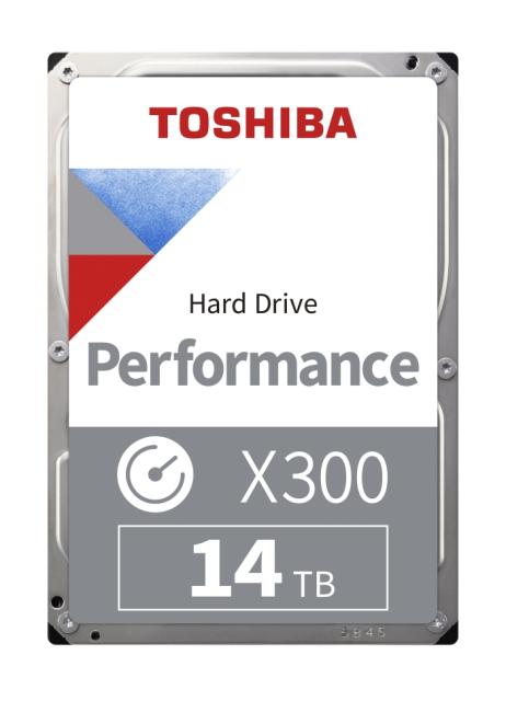 Твърд диск Toshiba X300 14TB ( 3.5", 512MB, 7200 RPM, SATA 6Gb/s )
