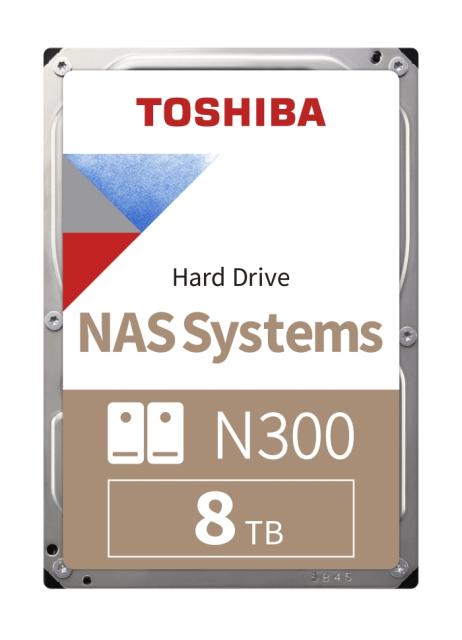 Твърд диск Toshiba N300 8TB ( 3.5", 256MB, 7200 RPM, SATA 6Gb/s )