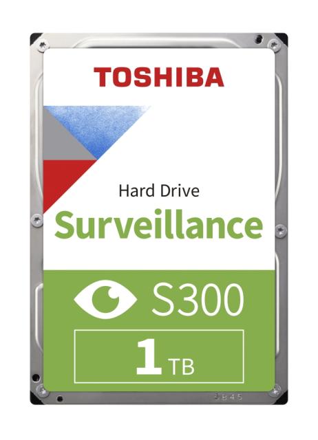 Твърд диск Toshiba S300 1TB CMR ( 3.5", 64MB, 5700 RPM, SATA 6Gb/s )