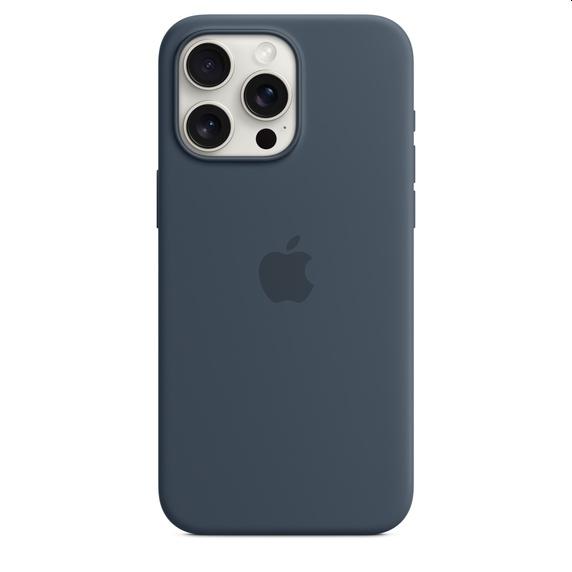 Калъф Apple iPhone 15 Pro Max Silicone Case with MagSafe - Storm Blue