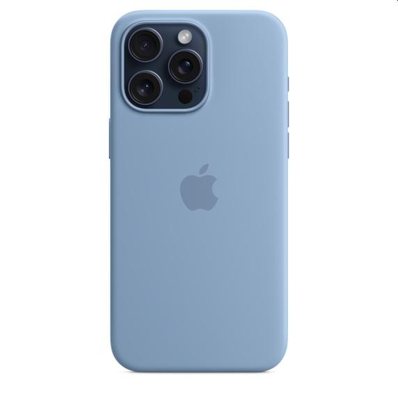 Калъф Apple iPhone 15 Pro Max Silicone Case with MagSafe - Winter Blue