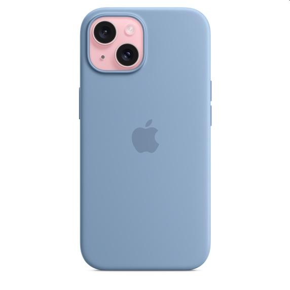 Калъф Apple iPhone 15 Silicone Case with MagSafe - Winter Blue