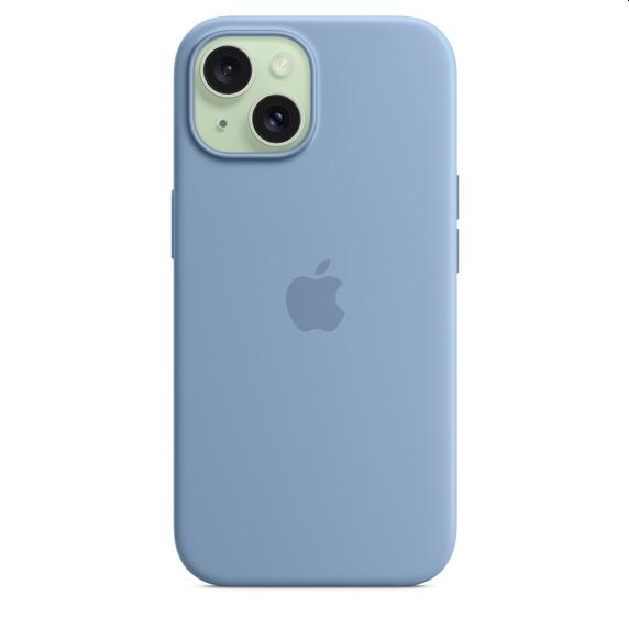 Калъф Apple iPhone 15 Silicone Case with MagSafe - Winter Blue
