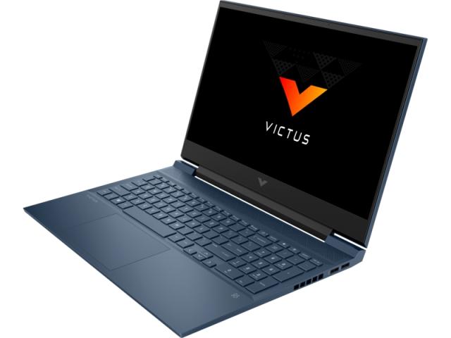 Лаптоп Victus 16-s0005nu Performance Blue, Ryzen 5 7640Hs(up to 5GHz/16MB/6C), 16.1"FHD AG IPS 250nits 144Mhz, 16GB 5600Mhz 2DIMM, 512GB PCIe SSD, NVIDIA GeForce RTX 4050 6GB, Wi-Fi 6 + BT 5.3, RGB Backlit Kbd, 4C Batt, Free DOS