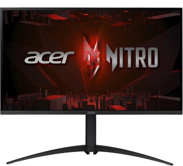 Монитор Acer Nitro XV275KP3biipruzx, 27" IPS, Anti-Glare, UHD 4K Mini Led 3840x2160, FreeSync Premium, up to 160Hz, 1ms, 100M:1, 600 up to 1000 cd/m2, 1xDP, 2xHDMI, 1xType-C(90W) + Audio out + USB HUB, VESA, Tilt, Swivel, Hgt+ Acer Nitro Gaming Mouse