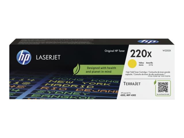 Консуматив HP 220X Yellow Original LaserJet Toner Cartridge, 5 500 pages