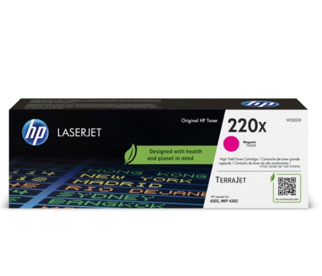 Консуматив HP 220X Original Magenta LaserJet Toner Cartridge, 5 500 pages