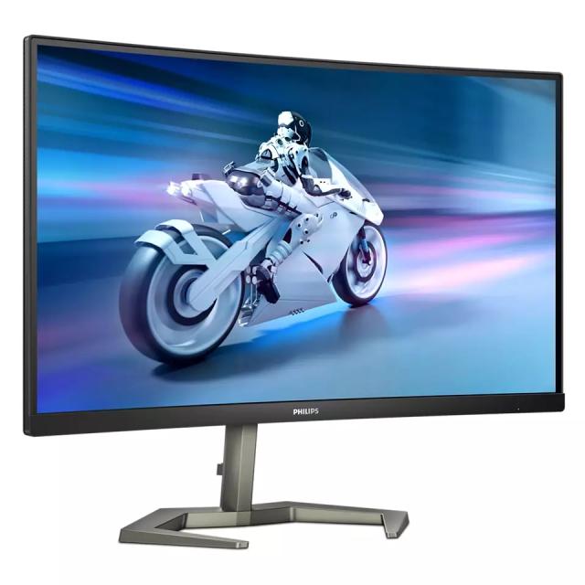 Монитор Philips 27M1C5200W, 27" Curved 1500R, VA, WLED, 1920x1080@240Hz, 1ms GtG, 0.5ms MPRT, 300cd m/2, 3000:1, Mega Infinity DCR, Adaptive Sync, FlickerFree, Low Blue Mode, Tilt, Height Adjust, 2xHDMI, DP