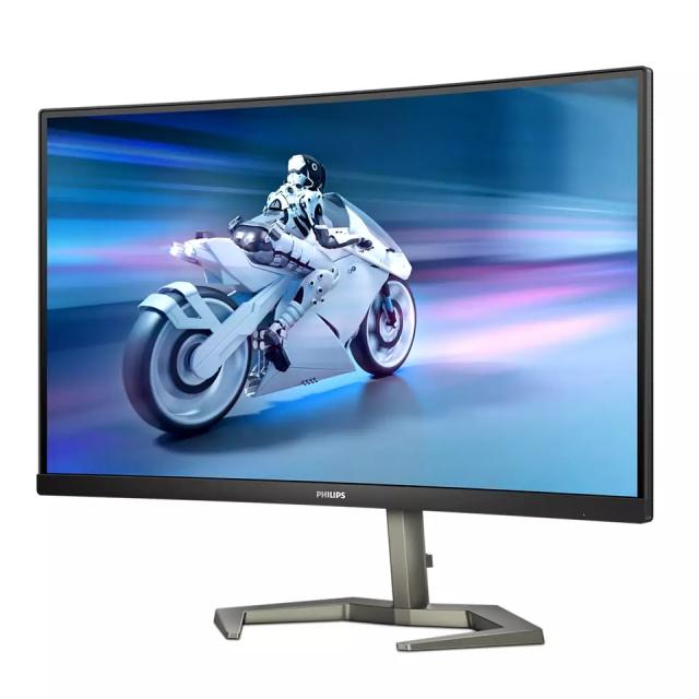 Монитор Philips 27M1C5200W, 27" Curved 1500R, VA, WLED, 1920x1080@240Hz, 1ms GtG, 0.5ms MPRT, 300cd m/2, 3000:1, Mega Infinity DCR, Adaptive Sync, FlickerFree, Low Blue Mode, Tilt, Height Adjust, 2xHDMI, DP