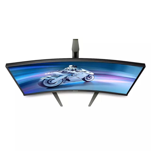 Монитор Philips 27M1C5200W, 27" Curved 1500R, VA, WLED, 1920x1080@240Hz, 1ms GtG, 0.5ms MPRT, 300cd m/2, 3000:1, Mega Infinity DCR, Adaptive Sync, FlickerFree, Low Blue Mode, Tilt, Height Adjust, 2xHDMI, DP