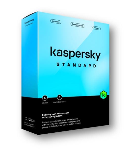 Лиценз за ползване на програмен продукт Kaspersky Standard Eastern Europe Edition, 1-Device 2 year Base Download Pack
